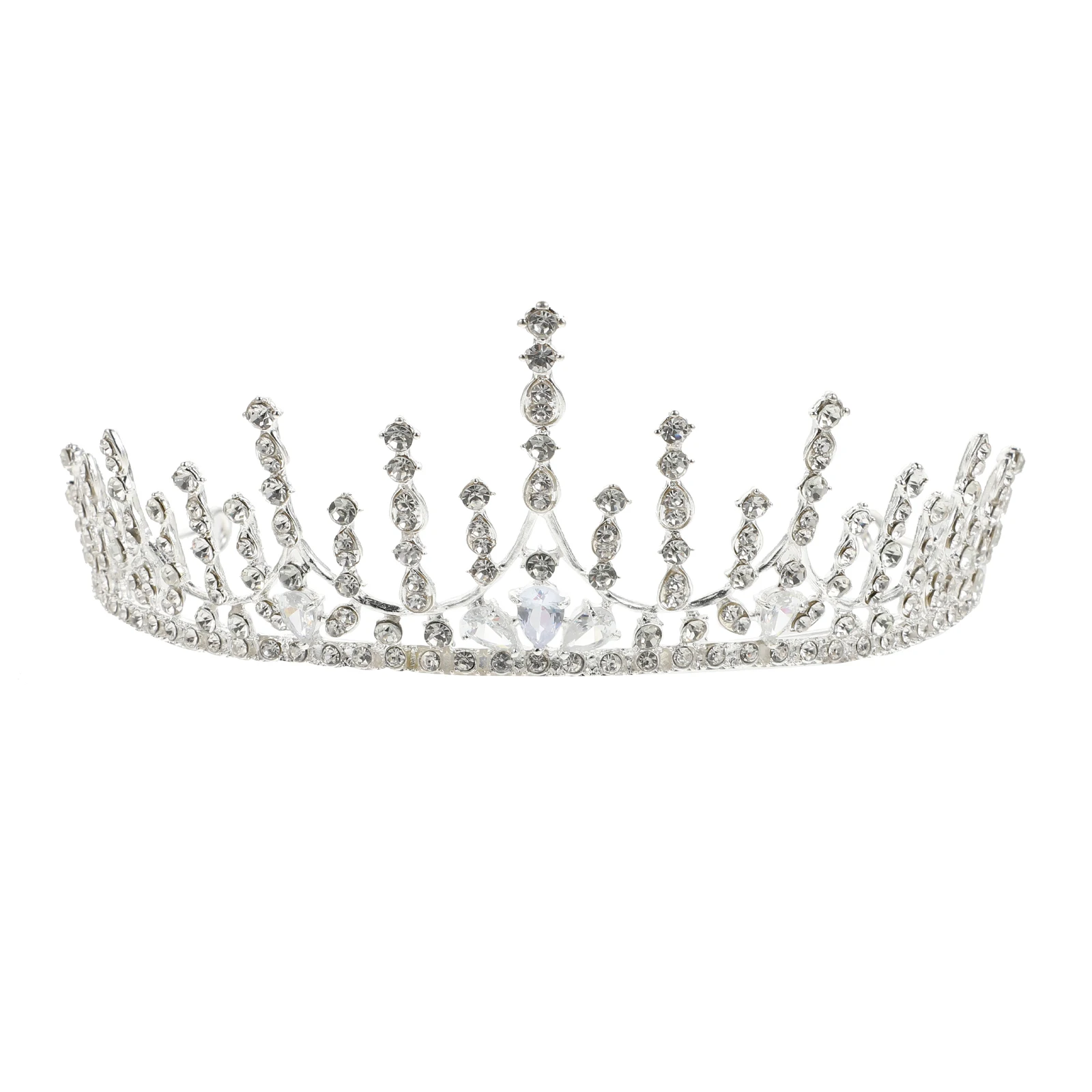 Rhinestone Headdress Baroque Style Bride Tiara Durable Wedding Party Decor Girl Bridal Crown Elegant Tiara Headpiece Retro Crown
Rhinestone Headdress Baroque Style Bride Tiara Durable Wedding Party Decor Girl Bridal Crown Elegant Tiara Headpiece Retro Crown
