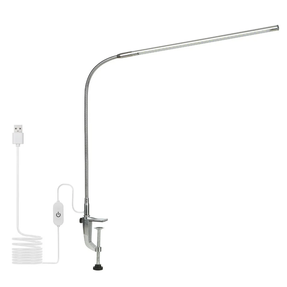 Flicker-Free White Light USB Clip-on Desk Lamp Dimmable Adjustable LED Desk Lamp 7W CRI80+ LED Lamp Makeup
Flicker-Free White Light USB Clip-on Desk Lamp Dimmable Adjustable LED Desk Lamp 7W CRI80+ LED Lamp Makeup