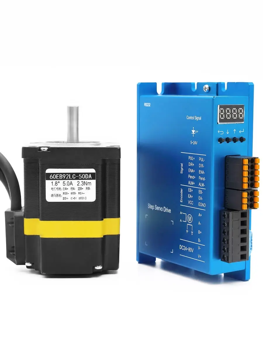 60 closed-loop stepper motor drive set 2.3 4.5Nm high-speed hybrid servo encoder with brake HBS57
60 closed-loop stepper motor drive set 2.3 4.5Nm high-speed hybrid servo encoder with brake HBS57
