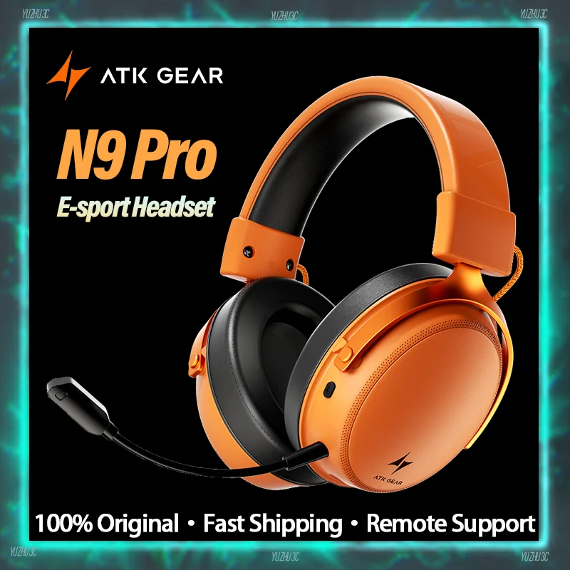 ATK Neptune N9 Pro Ultra Wireless Gaming Headset 10ms Low Latency 2.4G Connection Support Bluetooth Virtual 7.1 Surround 1500mAh
ATK Neptune N9 Pro Ultra Wireless Gaming Headset 10ms Low Latency 2.4G Connection Support Bluetooth Virtual 7.1 Surround 1500mAh