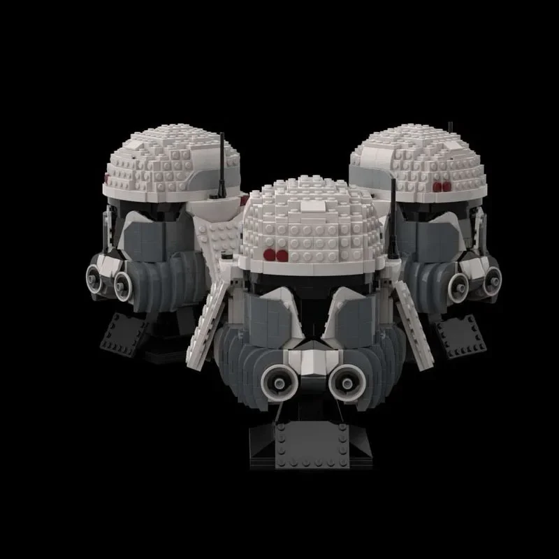 950 шт. MOC научно-фантастический фильм (ЗВЕЗДЫЙ БАТЛ) клон командир Барара шлем серии строительные блоки модель фестиваль детский подарок
950 шт. MOC научно-фантастический фильм (ЗВЕЗДЫЙ БАТЛ) клон командир Барара шлем серии строительные блоки модель фестиваль детский подарок