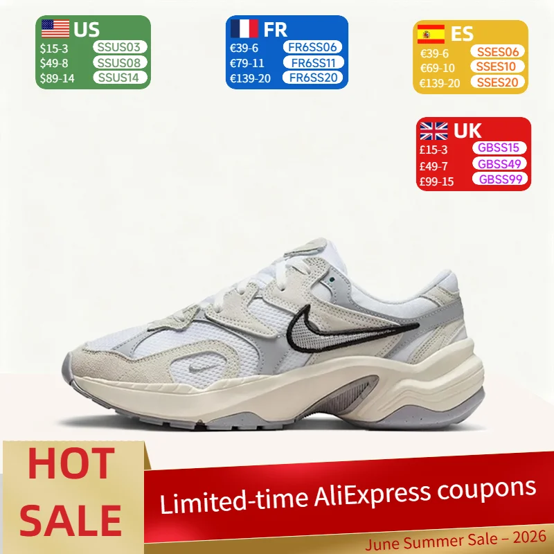 NikeAL8 Comfortable Premium Minimalist Durable Versatile Low-Top Lifestyle Casual Shoes Women's Off-White Gray FJ3794-103
NikeAL8 Comfortable Premium Minimalist Durable Versatile Low-Top Lifestyle Casual Shoes Women's Off-White Gray FJ3794-103