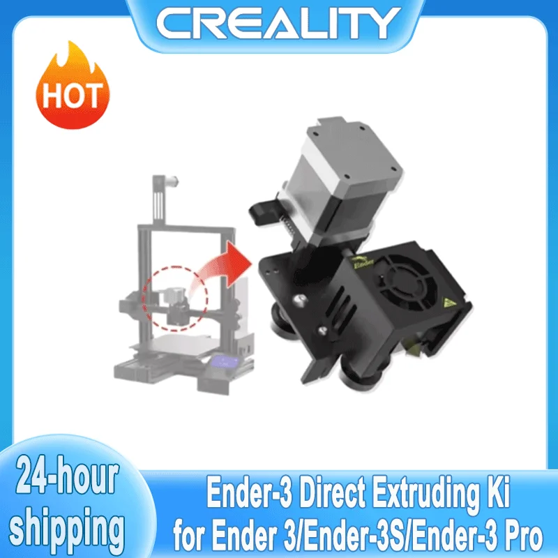 CREALITY Direct Drive Extruder Kit for Ender 3/ Ender-3 pro - Upgraded 42-40 Stepper Motor Hotend with 1.75mm Fan Cables
CREALITY Direct Drive Extruder Kit for Ender 3/ Ender-3 pro - Upgraded 42-40 Stepper Motor Hotend with 1.75mm Fan Cables