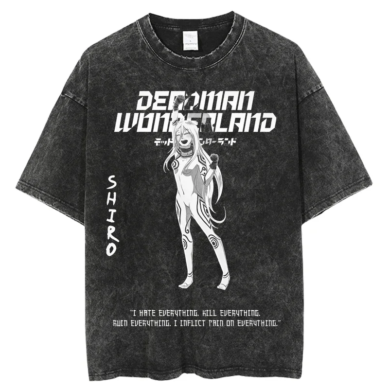2024 Japanese Anime Deadman Wonderland T Shirt Washed T-Shirts Print T-Shirt Short Top Y2k Summer Harajuku Tops
2024 Japanese Anime Deadman Wonderland T Shirt Washed T-Shirts Print T-Shirt Short Top Y2k Summer Harajuku Tops