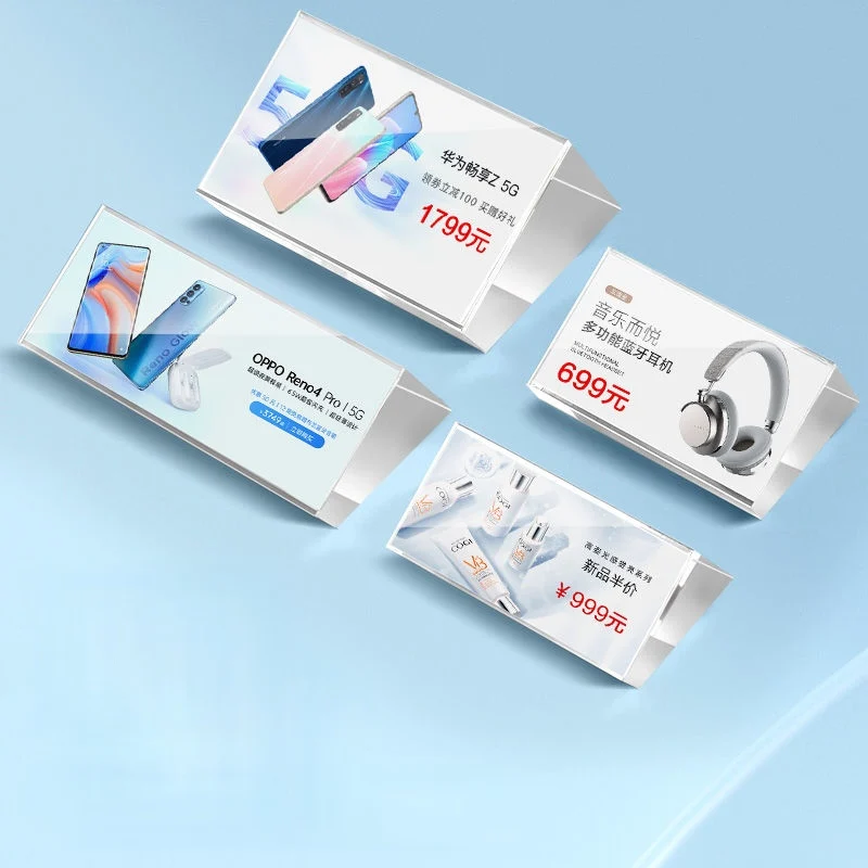 50x25mm Mini Acrylic Sign Holder Display Stand Menu Name Card Holder Small Table Price Label Paper Card Holder Tags
50x25mm Mini Acrylic Sign Holder Display Stand Menu Name Card Holder Small Table Price Label Paper Card Holder Tags