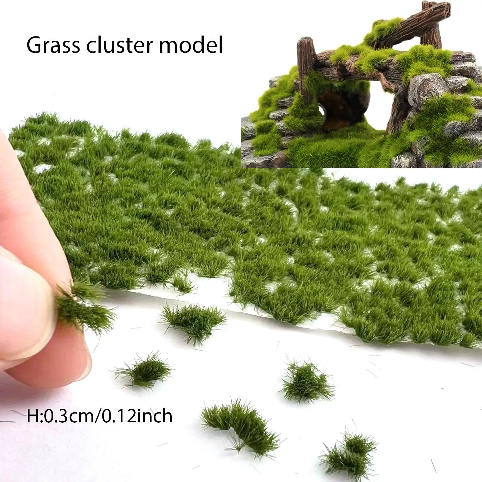 3mm Static Grass Tuft Model Grass Cluster Miniature Grass Railroad Scenery Landscape Layout for Architectural Railway Train
3mm Static Grass Tuft Model Grass Cluster Miniature Grass Railroad Scenery Landscape Layout for Architectural Railway Train