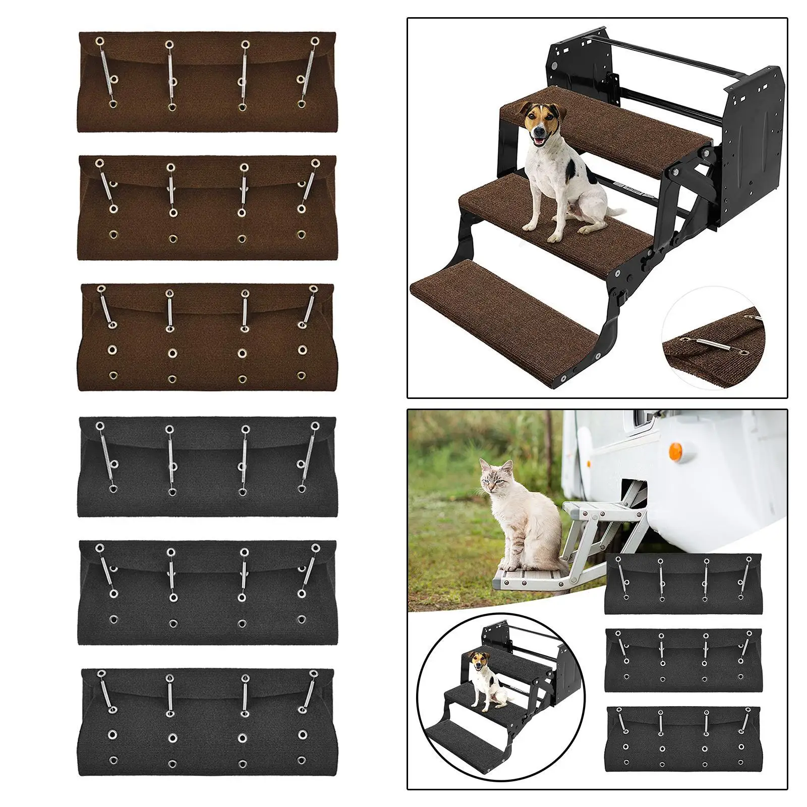 3 Pieces RV Step Covers RV Step Rug Ladder Mat Camper Step Covers Step Mat for Motor Home Ladder RV Stair Carpet Accessories
3 Pieces RV Step Covers RV Step Rug Ladder Mat Camper Step Covers Step Mat for Motor Home Ladder RV Stair Carpet Accessories