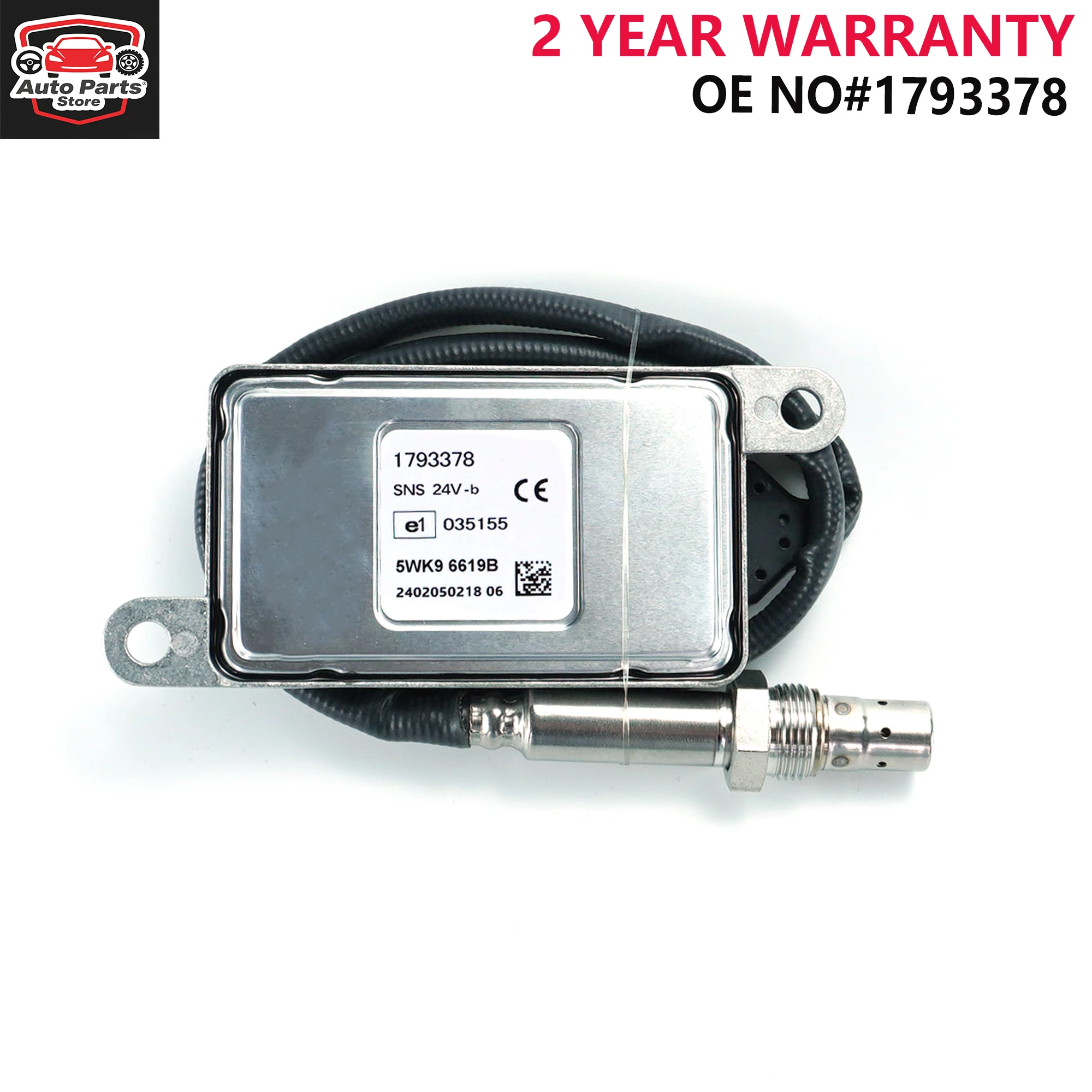 5WK9 6619B 1793378 5WK96619B High Quality Nitrogen Oxide Sensor For DAF Turck
5WK9 6619B 1793378 5WK96619B High Quality Nitrogen Oxide Sensor For DAF Turck