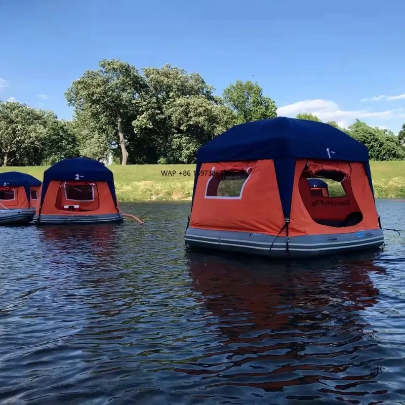 Water Camping Inflatable Shoal Floating Tent Inflatable Fishing Raft Boat Floating Water Platform Raft With Tent
Water Camping Inflatable Shoal Floating Tent Inflatable Fishing Raft Boat Floating Water Platform Raft With Tent