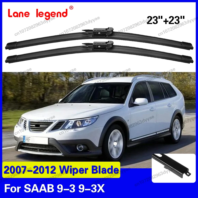 For SAAB 9-3 9-3X 2007 - 2012 Front Windshield Wiper Blades 2pcs Windscreen Window Accessories 2008 2009 2010 2011 23"+23"
For SAAB 9-3 9-3X 2007 - 2012 Front Windshield Wiper Blades 2pcs Windscreen Window Accessories 2008 2009 2010 2011 23"+23"