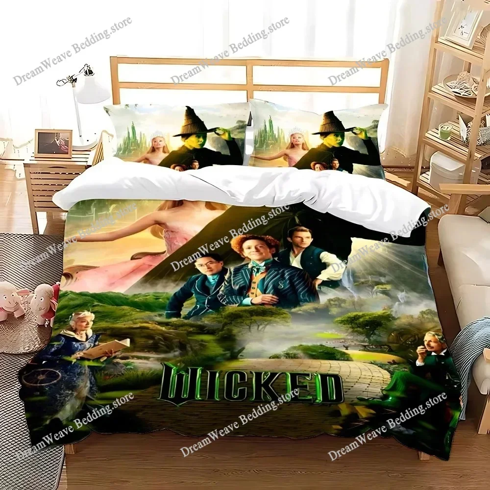 Movie W-Wicked Witch Pillowcase Bedding Set Adult Boy Girl Bedroom Decoration Children Gift Single Double Large Size Luxury Gift
Movie W-Wicked Witch Pillowcase Bedding Set Adult Boy Girl Bedroom Decoration Children Gift Single Double Large Size Luxury Gift