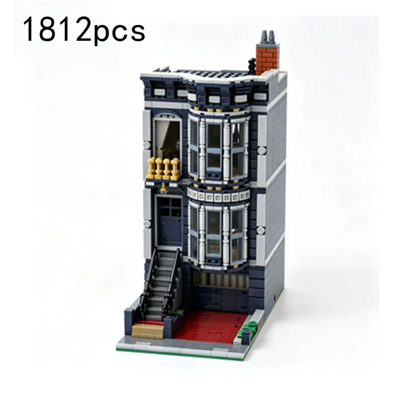 MOC 1812PCS Retro Townhouse City Street Scene Architecture Small Particle Assembly Building Block Ornament Toy
MOC 1812PCS Retro Townhouse City Street Scene Architecture Small Particle Assembly Building Block Ornament Toy