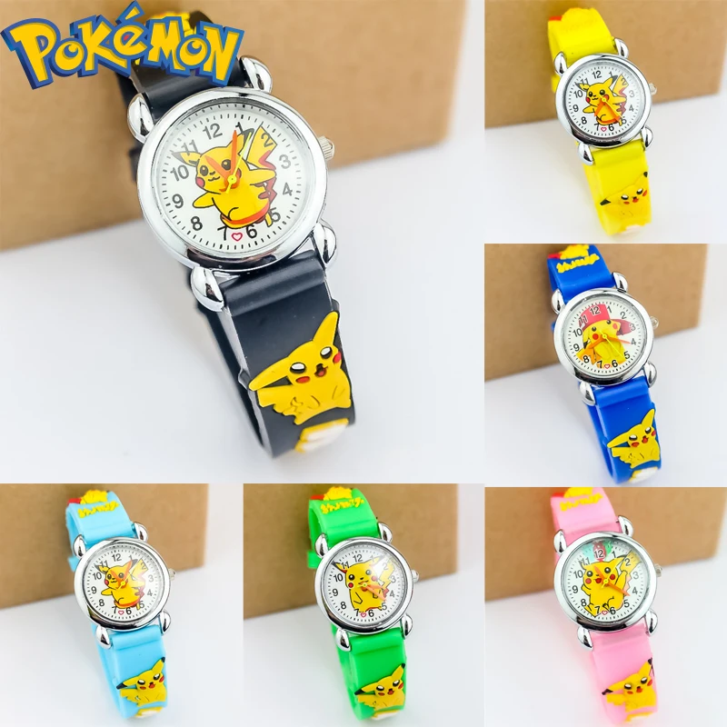Pokemon Pikachu Children's Silicone Plastic Electronic Quartz Watch Display Time Anime Cute Decoration Toy Boy Girl Student Gift
Pokemon Pikachu Children's Silicone Plastic Electronic Quartz Watch Display Time Anime Cute Decoration Toy Boy Girl Student Gift