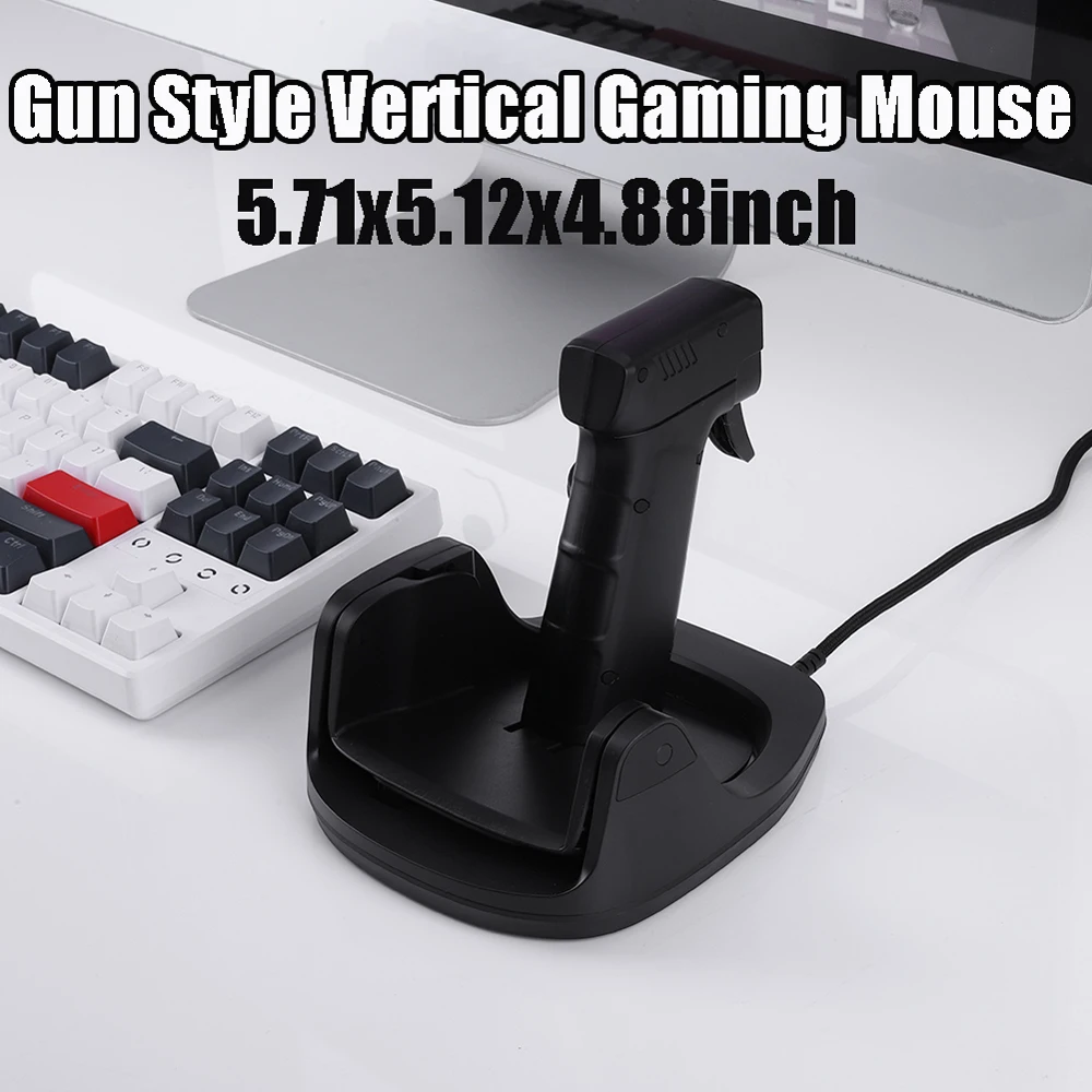 Gun Style E-Sports Mouse Gamer Mice PC Computer Peripherals Accessories for Shooting Games
Gun Style E-Sports Mouse Gamer Mice PC Computer Peripherals Accessories for Shooting Games