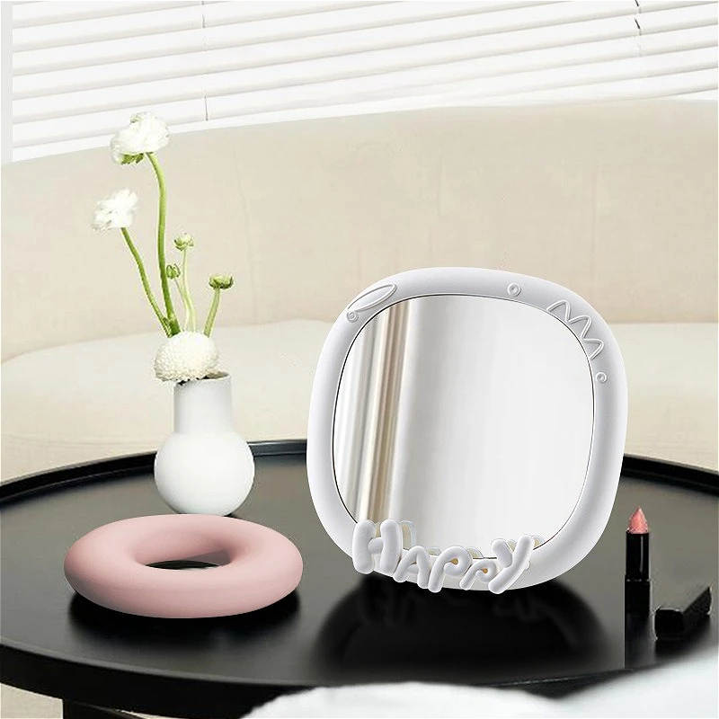 High Definition Adjustable Mirror, Portable Flip Vanity for Home Dorm, Cute Tabletop Cosmetic with Stand
High Definition Adjustable Mirror, Portable Flip Vanity for Home Dorm, Cute Tabletop Cosmetic with Stand
