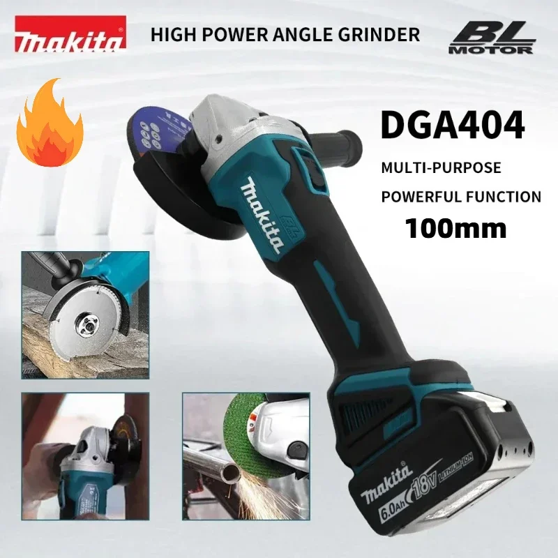 Makita DGA404 battery Brushless Angle Grinder 18V Lithium Battery 125mm Polishing Machine 4 Gear Industrial Cutting Power Tools
Makita DGA404 battery Brushless Angle Grinder 18V Lithium Battery 125mm Polishing Machine 4 Gear Industrial Cutting Power Tools