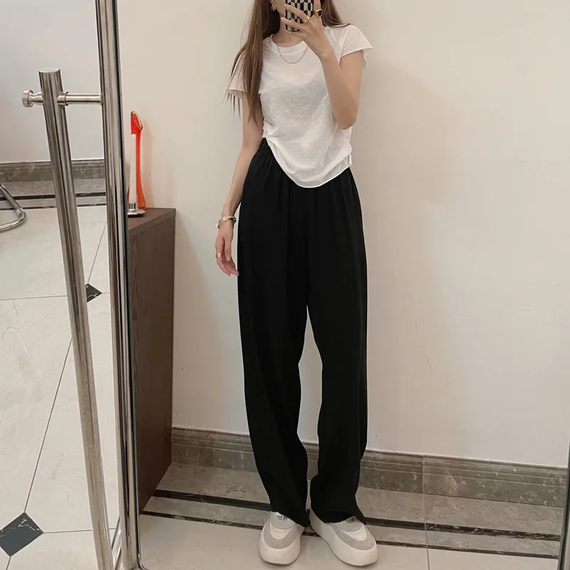 LADYC Summer Wide Leg Casual Pants Dstring Loose Slimming Straight Pink Dad Pants High Waist Other Material 00%
LADYC Summer Wide Leg Casual Pants Dstring Loose Slimming Straight Pink Dad Pants High Waist Other Material 00%