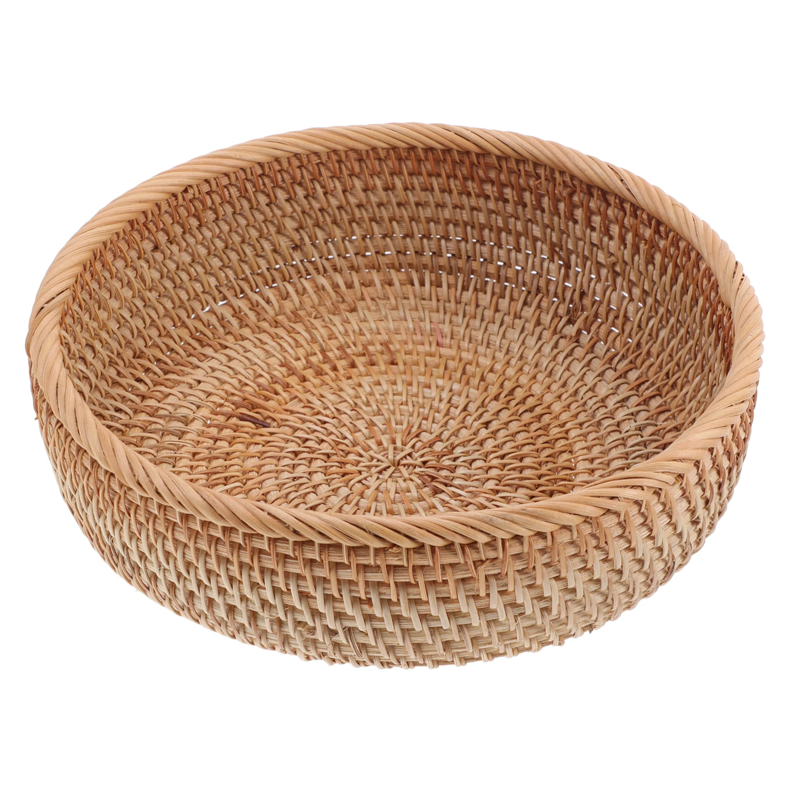 Rattan Storage Handmade Woven Fruit Baskets for Kitchen Bread Containers Round Rattan Basket For Storage Home Decor Solutions
Rattan Storage Handmade Woven Fruit Baskets for Kitchen Bread Containers Round Rattan Basket For Storage Home Decor Solutions
