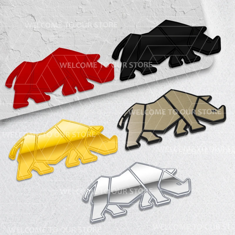 Auto 3D Metal Rhinoceros Emblem Car Trunk Badge Sticker Letters Decals Styling For Jimny Sierra Rhino Edition Samurai S-cross
Auto 3D Metal Rhinoceros Emblem Car Trunk Badge Sticker Letters Decals Styling For Jimny Sierra Rhino Edition Samurai S-cross