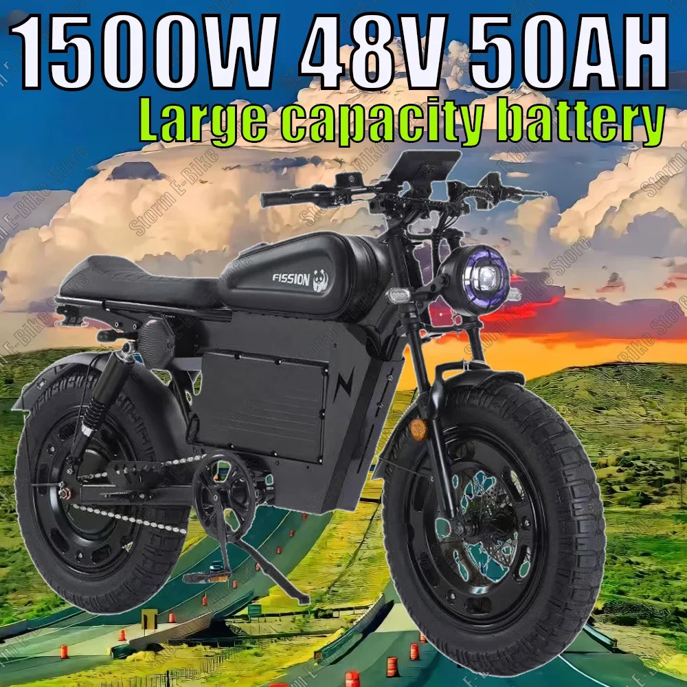 Внедорожный вездеходный электронный велосипед 1500W48V50AH, аккумулятор, 20*4,5-дюймовые зимние шины, горный электрический велосипед, стиль электрического мотоцикла
Внедорожный вездеходный электронный велосипед 1500W48V50AH, аккумулятор, 20*4,5-дюймовые зимние шины, горный электрический велосипед, стиль электрического мотоцикла