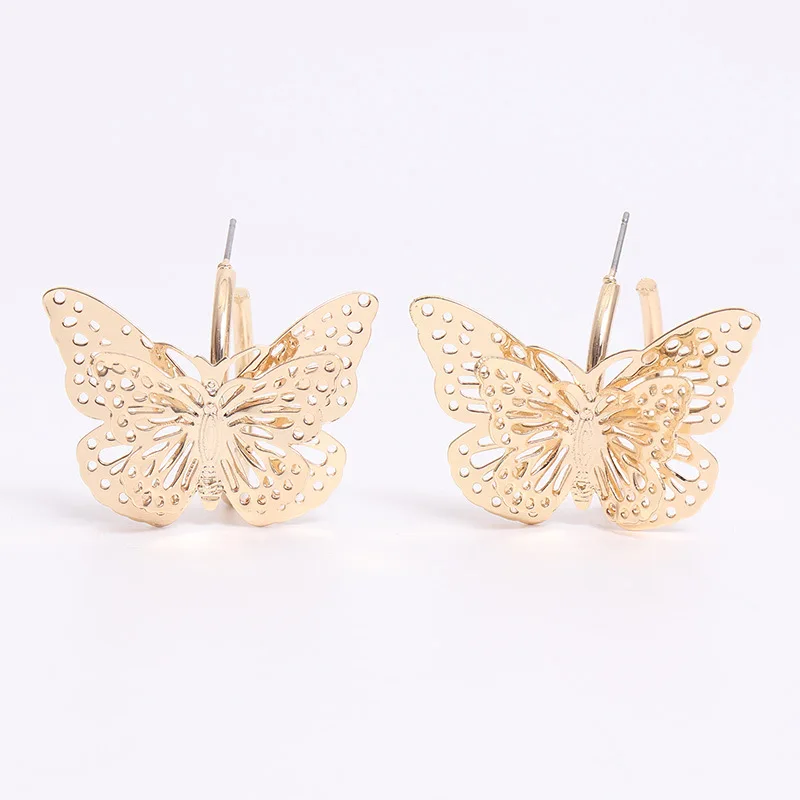 Ovxxons 1 Pair Butterfly Femininity New Retro Style Niche Design Texture Summer Popular Earrings
Ovxxons 1 Pair Butterfly Femininity New Retro Style Niche Design Texture Summer Popular Earrings