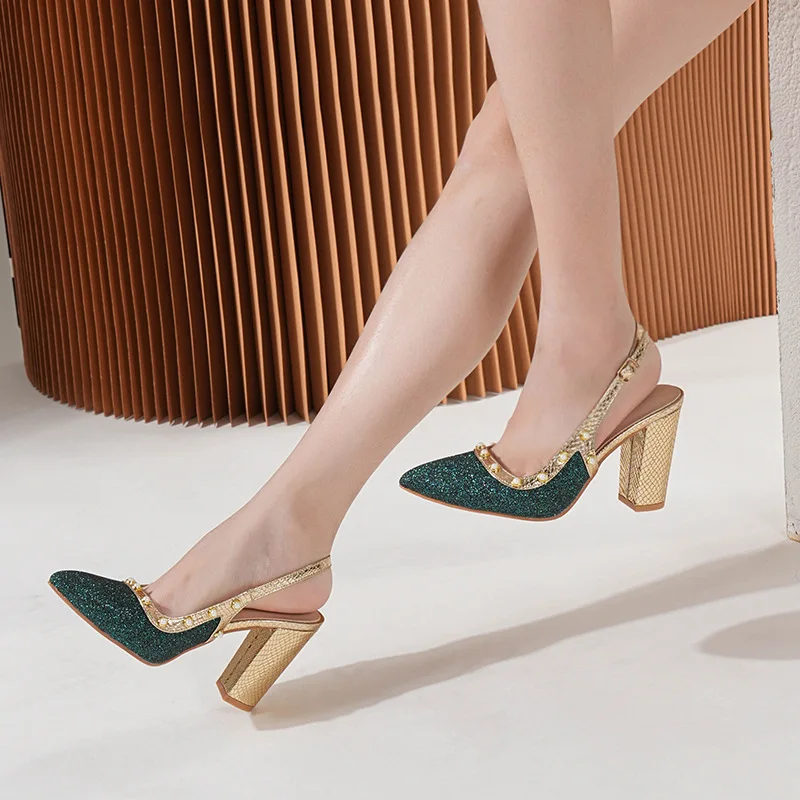 Women's Studded High Heels, 2026 Shallow Mouth Pointed Toe Fashion Sandals, Elegant and Versatile Single Shoes
Women's Studded High Heels, 2026 Shallow Mouth Pointed Toe Fashion Sandals, Elegant and Versatile Single Shoes