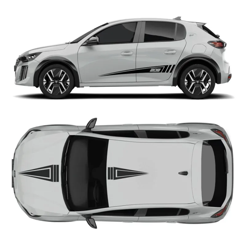 Car Vinyl stickers For Peugeot 208 body hood exterior decoration customization fashionable sports decals
Car Vinyl stickers For Peugeot 208 body hood exterior decoration customization fashionable sports decals