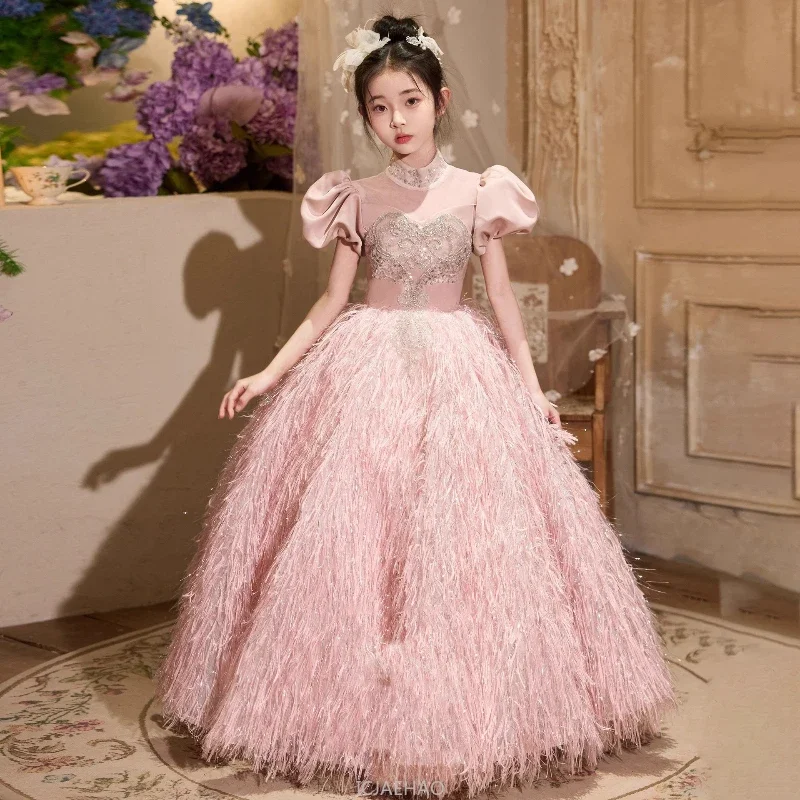 Wed Dress New Luxury Children Costume Girls Evening Piano Performance Outfits Gown Host Dresses Exclusive Princess Gown Kids
Wed Dress New Luxury Children Costume Girls Evening Piano Performance Outfits Gown Host Dresses Exclusive Princess Gown Kids