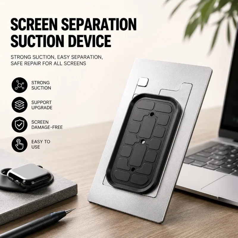 Damage-Free Phone Screen Separator Suction Pad Strong Adsorption Silicone Mat for Mobile Phone LCD Repair Work
Damage-Free Phone Screen Separator Suction Pad Strong Adsorption Silicone Mat for Mobile Phone LCD Repair Work
