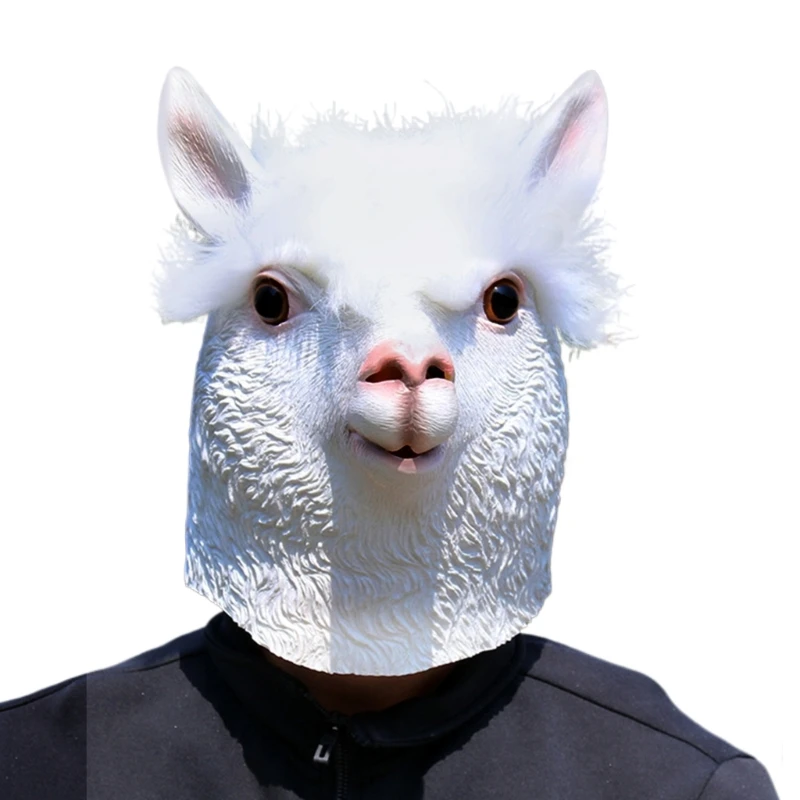 Halloween Sheep Cosplay Mask Sheep Full Head Mask, Animal Mask Costume For Women Man Carnivals Halloween Cosplay Party
Halloween Sheep Cosplay Mask Sheep Full Head Mask, Animal Mask Costume For Women Man Carnivals Halloween Cosplay Party