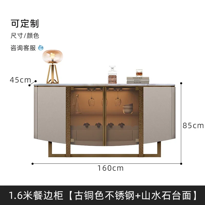 B minimalist living room dining side cabinet integrated storage cabinet against the wall marble high-end customization
B minimalist living room dining side cabinet integrated storage cabinet against the wall marble high-end customization
