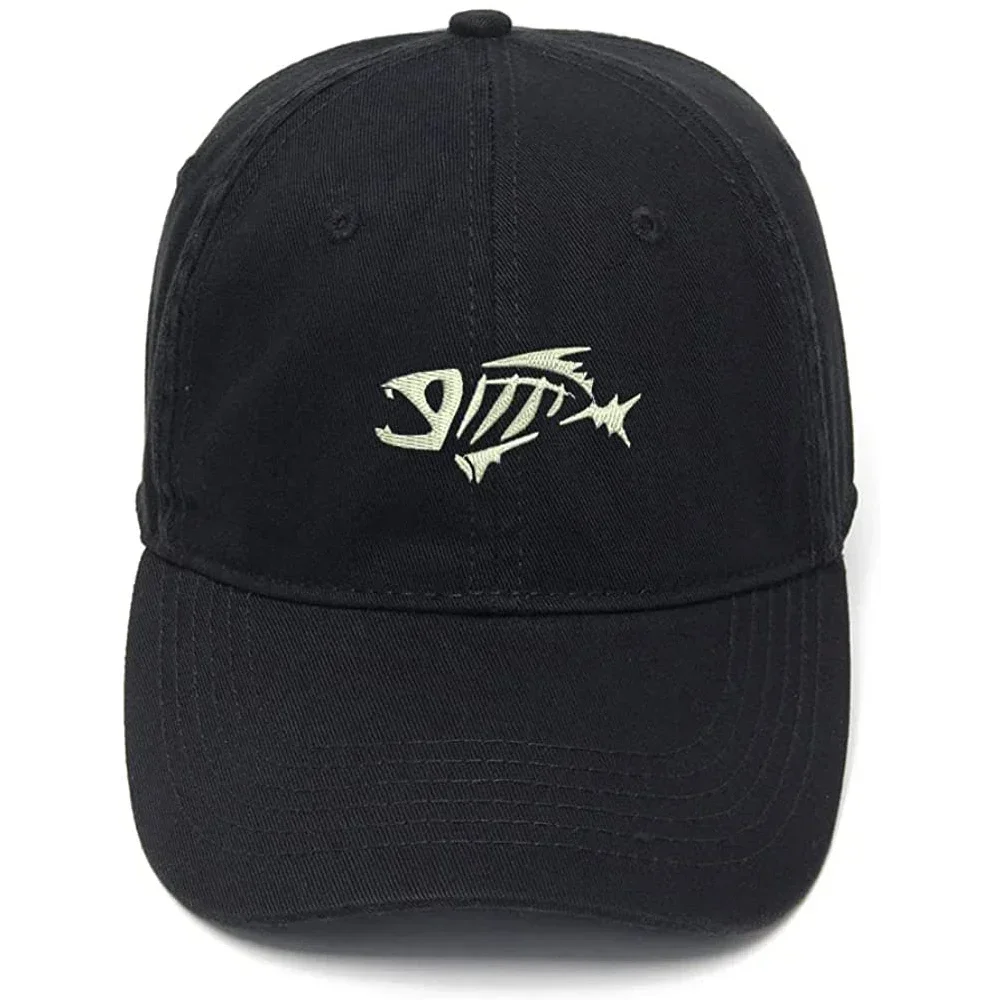 Lyprerazy Men's Baseball Cap Skeloton Fish Embroidery Hat Cotton Embroidered Casual Baseball Caps
Lyprerazy Men's Baseball Cap Skeloton Fish Embroidery Hat Cotton Embroidered Casual Baseball Caps