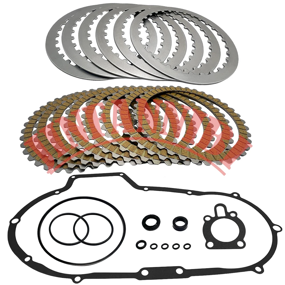 Clutch Friction Plates & Cover Gasket Kit For Sportster 883 1200 XL1200 XL883 1991-2000 2001 2002 2003
Clutch Friction Plates & Cover Gasket Kit For Sportster 883 1200 XL1200 XL883 1991-2000 2001 2002 2003