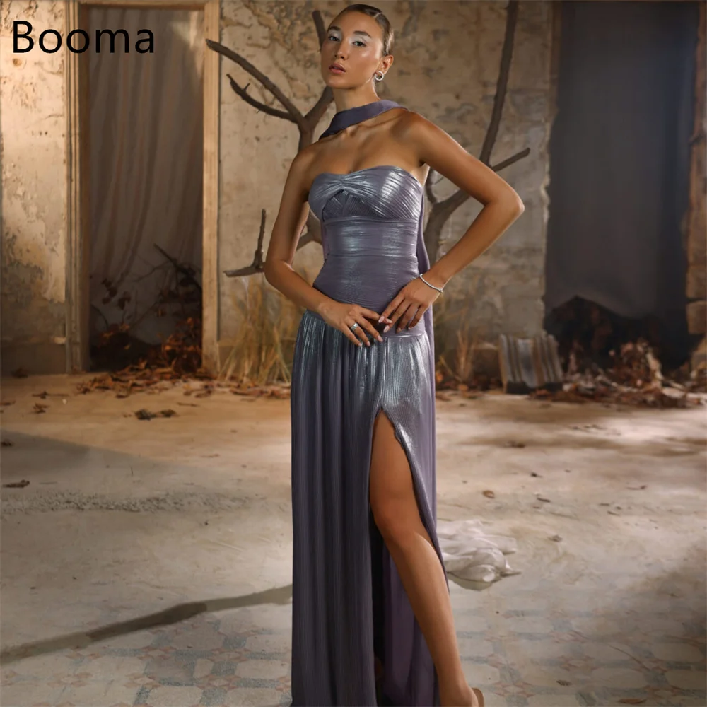 Booma Shiny A-Line Side Split Strapless Sleeveless Dresses Formal Party Gowns for Women Simple Prom Gown Customize 2025
Booma Shiny A-Line Side Split Strapless Sleeveless Dresses Formal Party Gowns for Women Simple Prom Gown Customize 2025