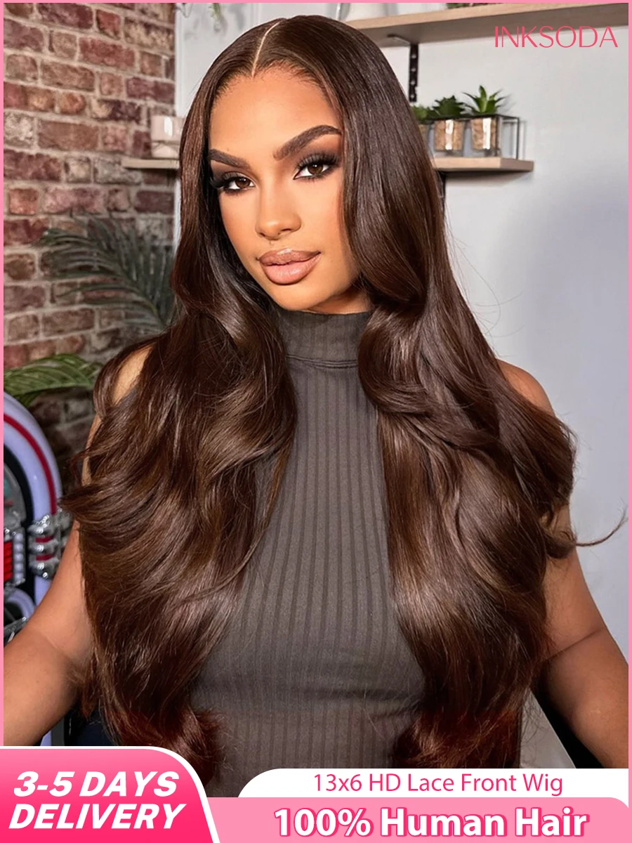 Шоколадно-коричневый объемная волна 13x4 13x6 Кружевные фронтальные парики Человеческие волосы Предварительно выщипанные Бразильские коричневые девственные волосы HD Передний парик для женщин
Шоколадно-коричневый объемная волна 13x4 13x6 Кружевные фронтальные парики Человеческие волосы Предварительно выщипанные Бразильские коричневые девственные волосы HD Передний парик для женщин