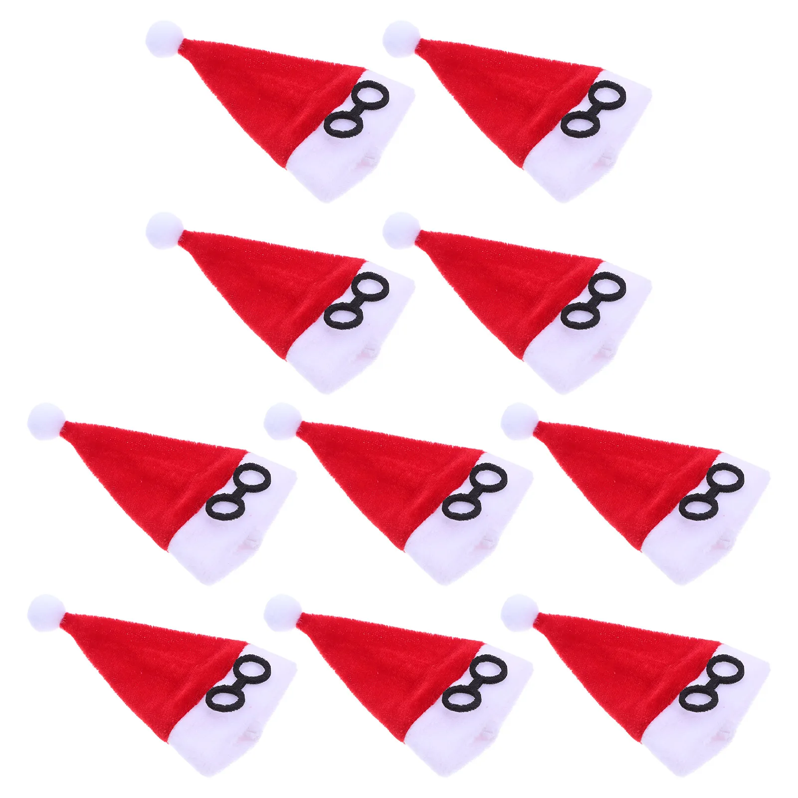 10Pcs Mini Flannel Christmas Hat Red Small Wine Bottle Covers Utensil Holders Tableware Storage Bags Holiday Party Ornaments
10Pcs Mini Flannel Christmas Hat Red Small Wine Bottle Covers Utensil Holders Tableware Storage Bags Holiday Party Ornaments