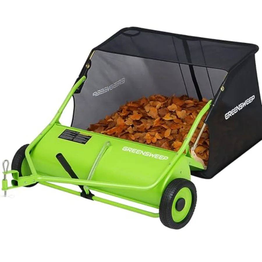 42-дюймовая прицепная подметальная машина для газонокосилок с регулируемой высотой щетки и большим травосборником Green Garden Deb
42-дюймовая прицепная подметальная машина для газонокосилок с регулируемой высотой щетки и большим травосборником Green Garden Deb