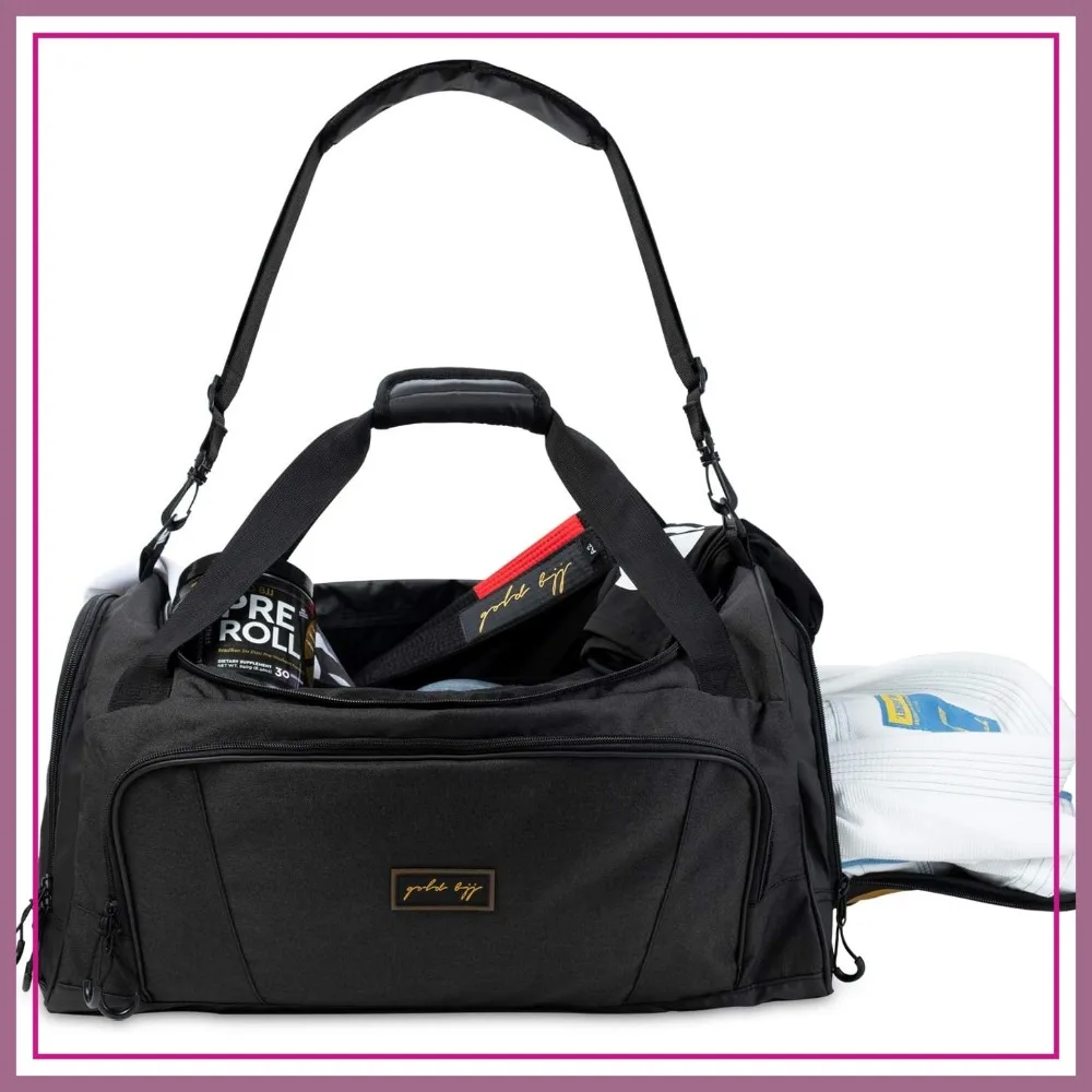 44L BJJ Duffle Bag with Waterproof Pocket for Gi, Rashguard, Shoes
44L BJJ Duffle Bag with Waterproof Pocket for Gi, Rashguard, Shoes
