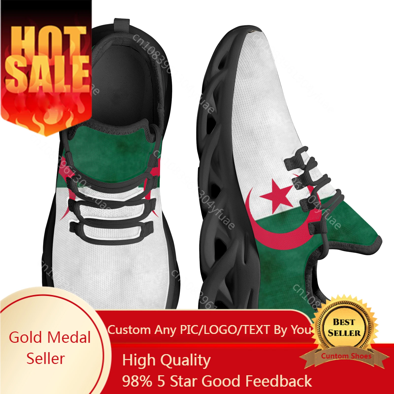 Flag Of Algeria Design Flat Casual Women Shoes Lace Up Fashion Sneakers Wlaking Shoes Female Beach Footwear Zapatos
Flag Of Algeria Design Flat Casual Women Shoes Lace Up Fashion Sneakers Wlaking Shoes Female Beach Footwear Zapatos