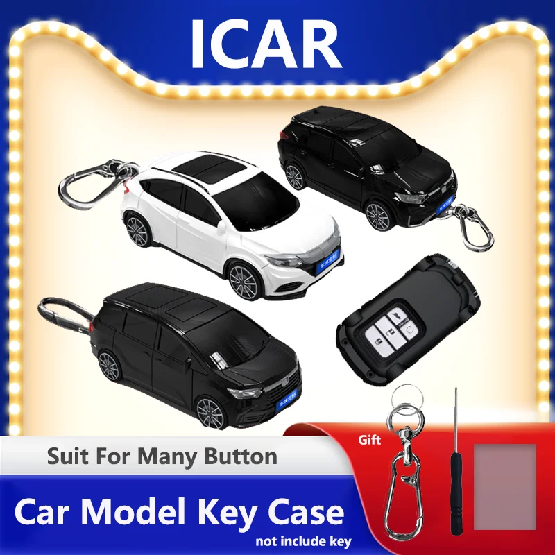 Креативный чехол для ключей, модель автомобиля для Honda CRV Odyssey Vezel 2, 3, 4, 5, кнопочный пульт дистанционного управления, умный автомобильный ключ, держатель, брелок, аксессуары
Креативный чехол для ключей, модель автомобиля для Honda CRV Odyssey Vezel 2, 3, 4, 5, кнопочный пульт дистанционного управления, умный автомобильный ключ, держатель, брелок, аксессуары