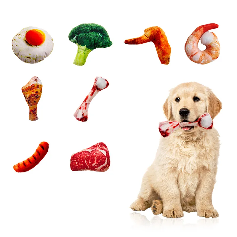 Dog Toy Stuffed With Plush Simulating Chicken Leg Bones Making Sounds Pet Toy
Dog Toy Stuffed With Plush Simulating Chicken Leg Bones Making Sounds Pet Toy