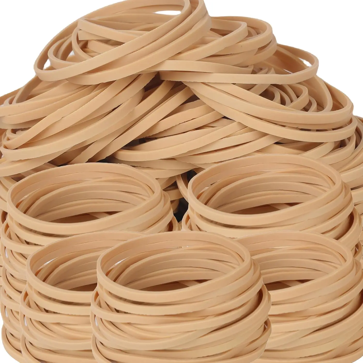 200Pcs Beige Rubber Bands Size #33 (3" x 1/8") Strong Elastic for Office & Home
200Pcs Beige Rubber Bands Size #33 (3" x 1/8") Strong Elastic for Office & Home