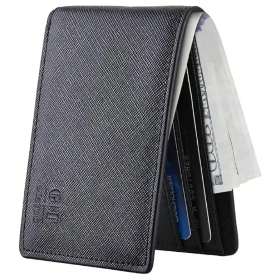 Mens Wallet RFID Blocking Slim Minimalist Bifold Wallet With ID Window Business Card Holder Thin Front Pocket Design Stylish Wallet For Men Teen Boyfriend Husband
Mens Wallet RFID Blocking Slim Minimalist Bifold Wallet With ID Window Business Card Holder Thin Front Pocket Design Stylish Wallet For Men Teen Boyfriend Husband