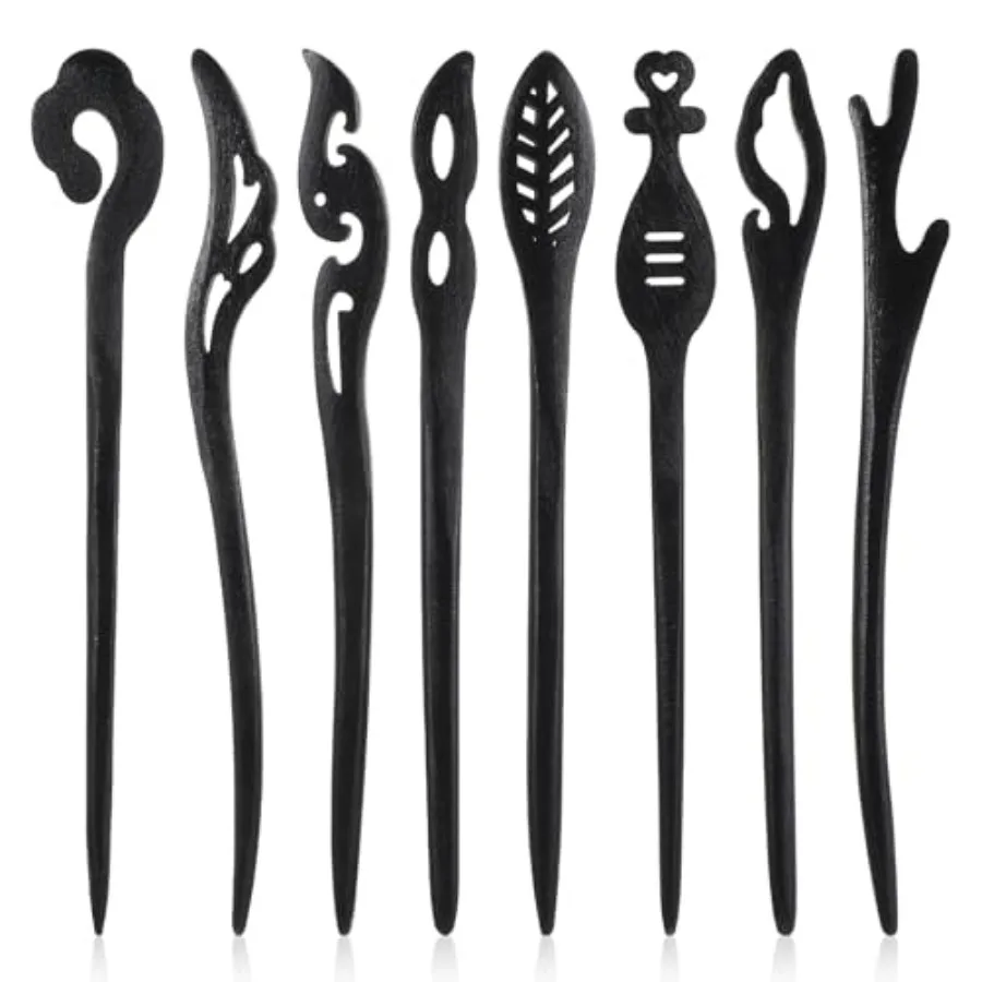 Limited-time offer 8Pcs Wooden Hair Sticks for Women, Vintage Chinese Chignon Japanese Hair Chopsticks for Bun Maker Hairpins f
Limited-time offer 8Pcs Wooden Hair Sticks for Women, Vintage Chinese Chignon Japanese Hair Chopsticks for Bun Maker Hairpins f