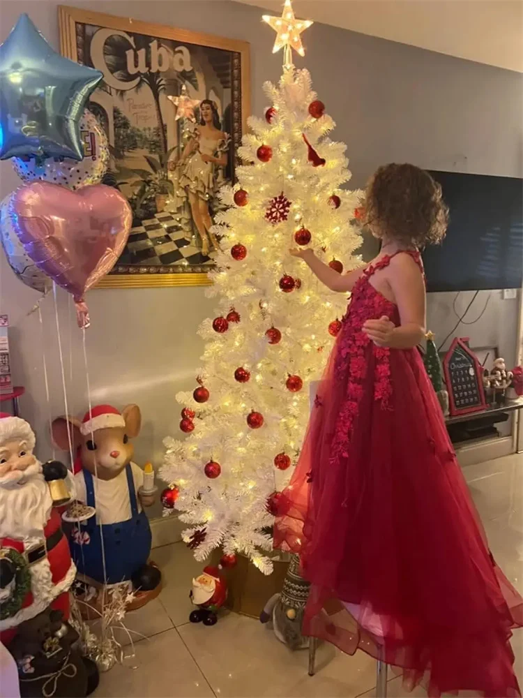 Customized Red Flower Girl Dress For Wedding Appliques Floor Length Tulle Gorgeous Princess Birthday Party Bridesmaid Prom Gown
Customized Red Flower Girl Dress For Wedding Appliques Floor Length Tulle Gorgeous Princess Birthday Party Bridesmaid Prom Gown
