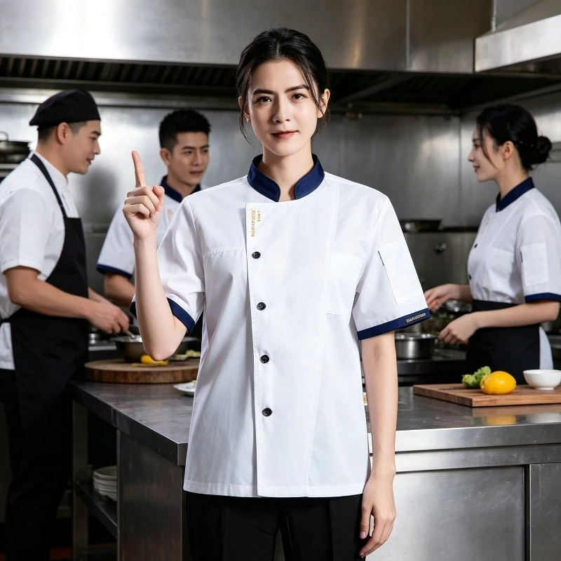 Breathable Chef's Uniform for Both Men and Women, Suitable for Baking, Western Restaurants, Hotel Kitchens, and Cake Shops
Breathable Chef's Uniform for Both Men and Women, Suitable for Baking, Western Restaurants, Hotel Kitchens, and Cake Shops