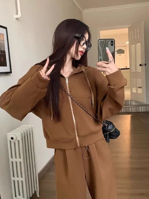 plus Size 300 Pou Casual Sportswear Set Men's Women's Spring Autumn Open Cardigan Hoodie Wide Leg Pants Two Piece Set
plus Size 300 Pou Casual Sportswear Set Men's Women's Spring Autumn Open Cardigan Hoodie Wide Leg Pants Two Piece Set