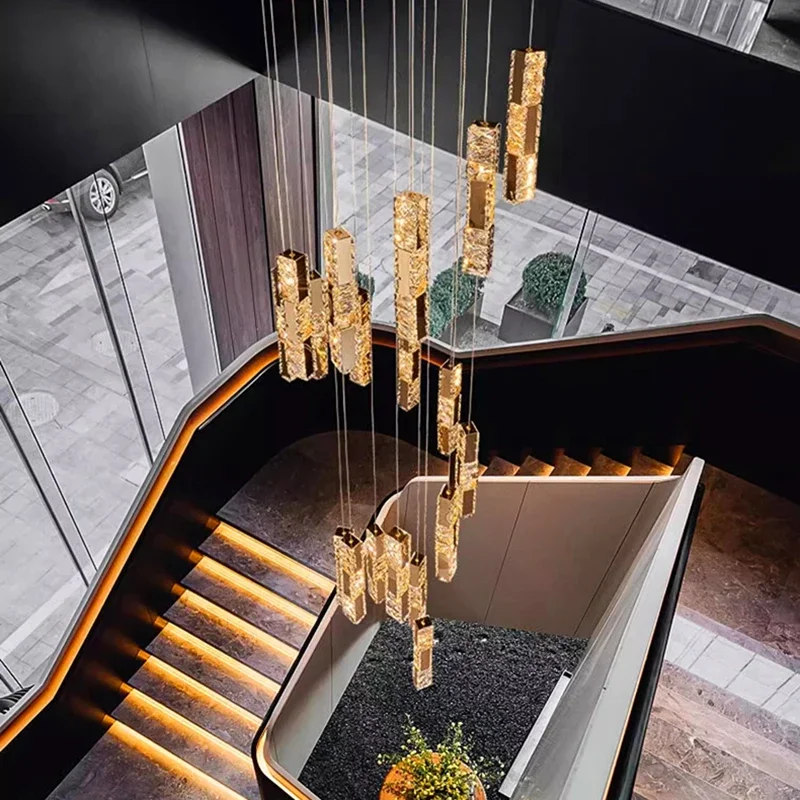 Modern Home Decoration Crystal Chandelier, Stair Pendant Lamp, Living Room Pendant Lights, Interior Lighting
Modern Home Decoration Crystal Chandelier, Stair Pendant Lamp, Living Room Pendant Lights, Interior Lighting