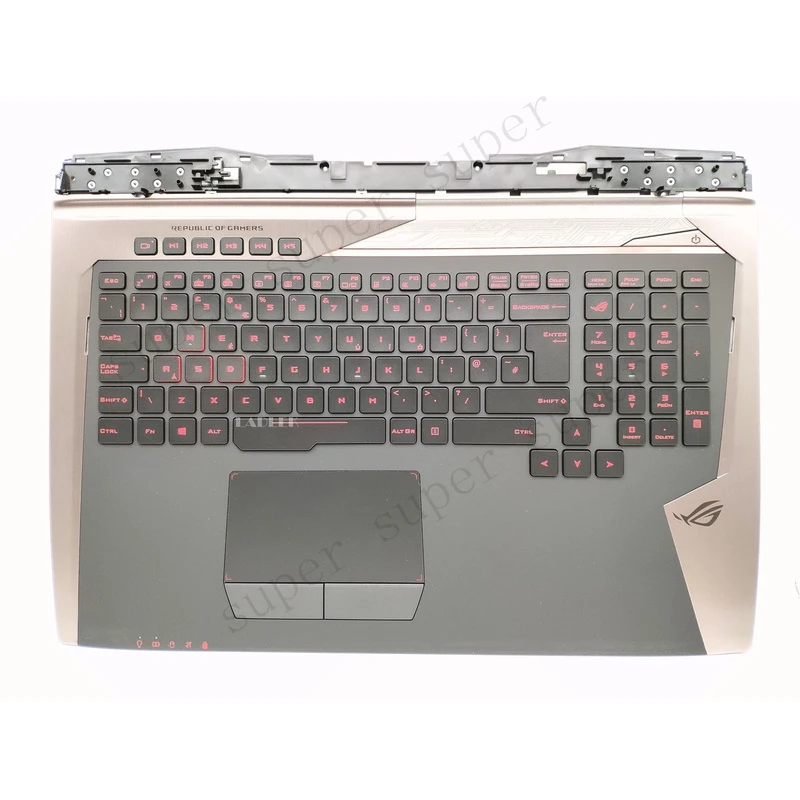 SSS+ UK Palmrest Backlit keyboard for Asus Rog GX700V GX700VO G701VI G701VO G701VIK
SSS+ UK Palmrest Backlit keyboard for Asus Rog GX700V GX700VO G701VI G701VO G701VIK