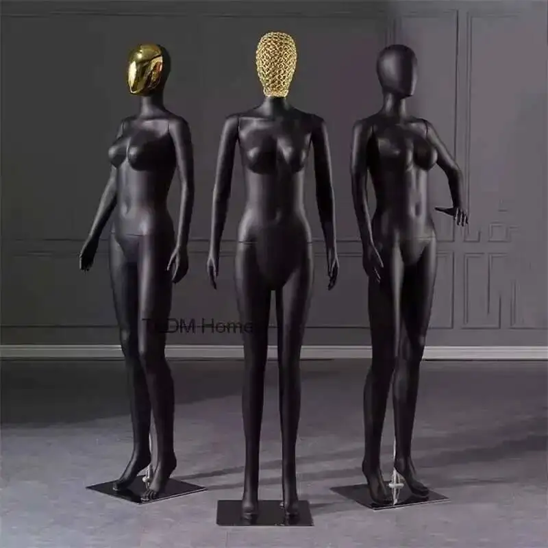 Gold Black Face Hollow Model Prop Female Full Body Plastic Mannequin High-end Women's Clothing Shop Display Stand Clothes Dummy
Gold Black Face Hollow Model Prop Female Full Body Plastic Mannequin High-end Women's Clothing Shop Display Stand Clothes Dummy